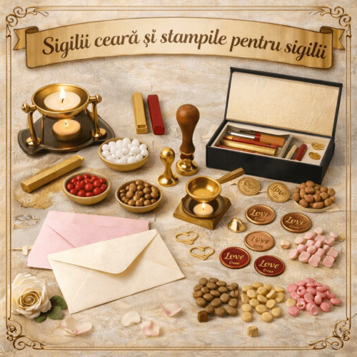 Sigilii ceara si stampile pentru sigilii